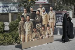 "Martyrs section" of the cemetery of Behesht-e Zahra, Tehran (Iran), Summer 2018