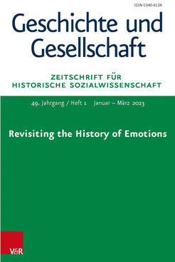 Cover of Geschichte und Gesellschaft in green and white