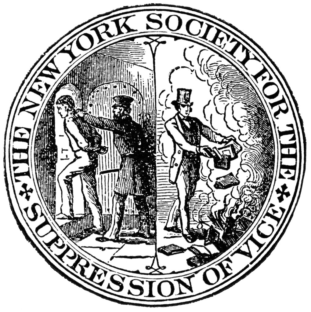 Siegel der New Yorker Gesellschaft zur Unterdrückung des Lasters