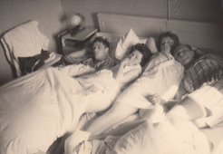 Zwei befreundete Ehepaare, DDR um 1960