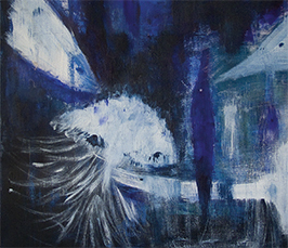 Ausstellung von Hannah Bischof – Max-Planck wird blau!